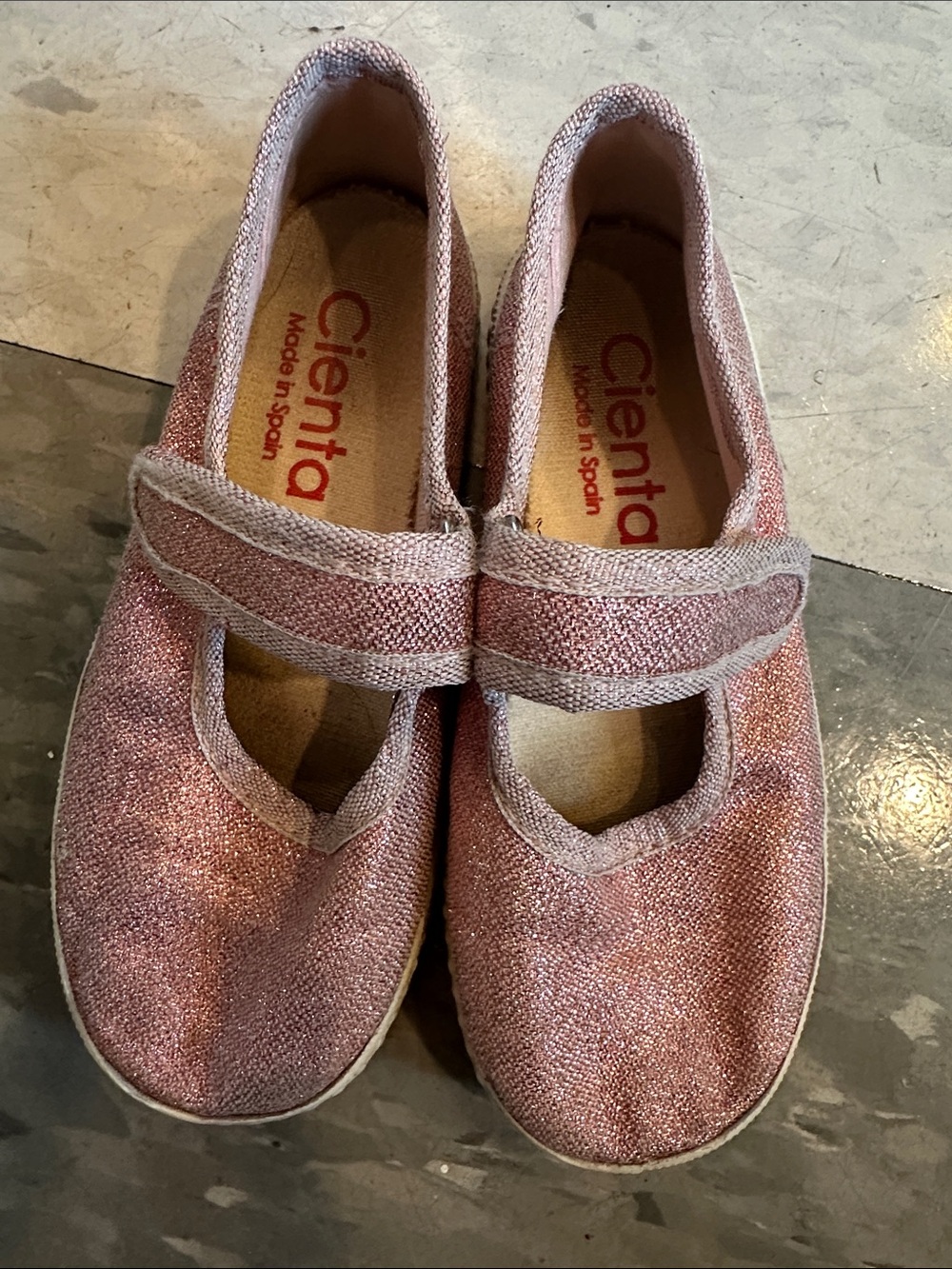 Cienta pink sparkle Mary Jane - Picture 1 of 4